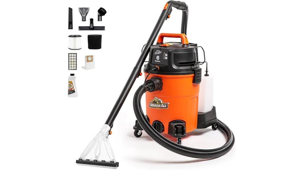 vacuum with shampoo function