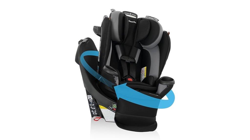 versatile 360 convertible seat