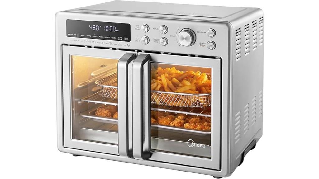 versatile french door toaster