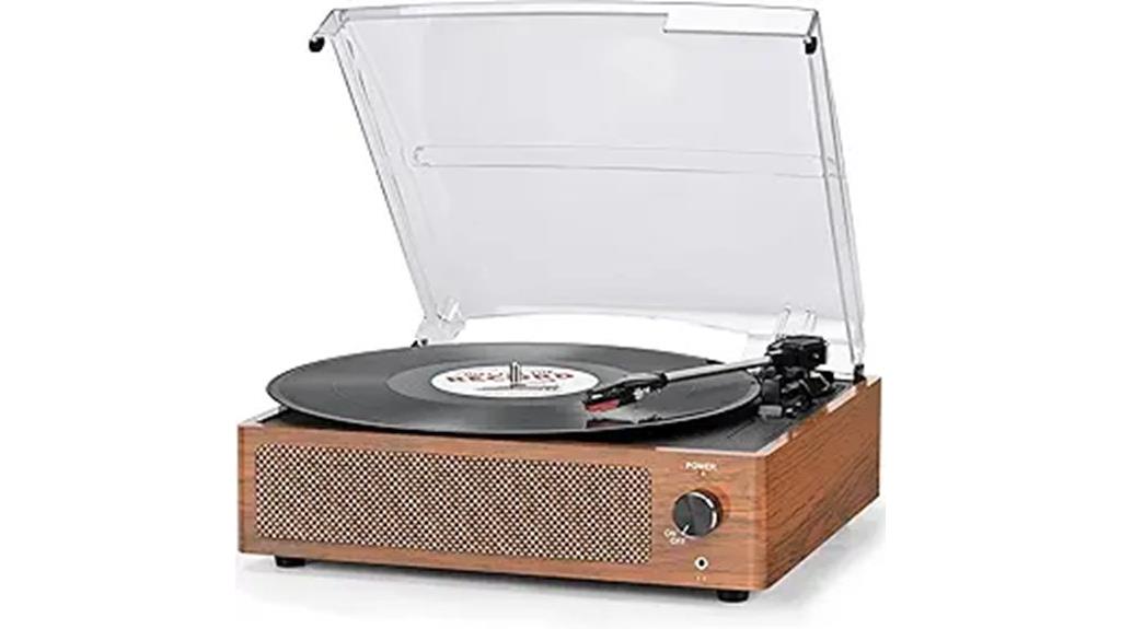 vintage bluetooth record player