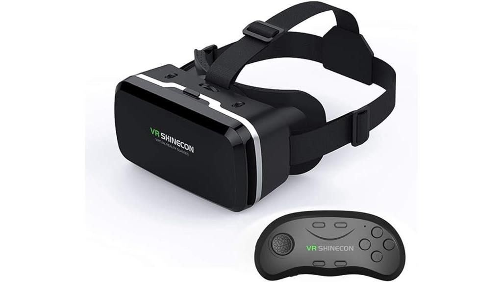 vr headset with remote