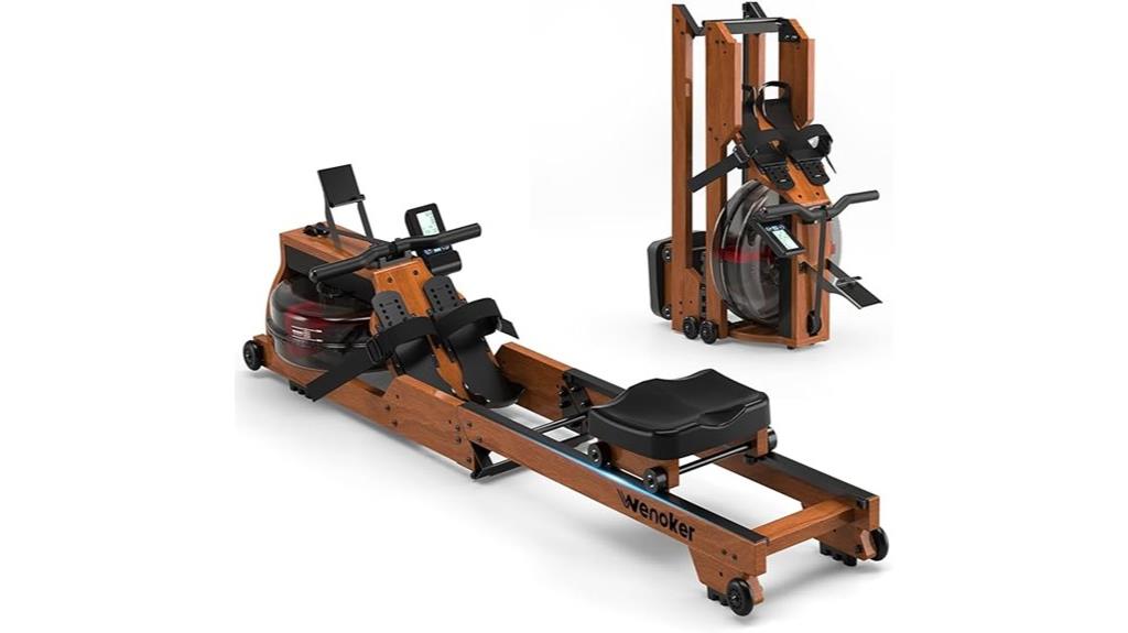 water rowing machine features