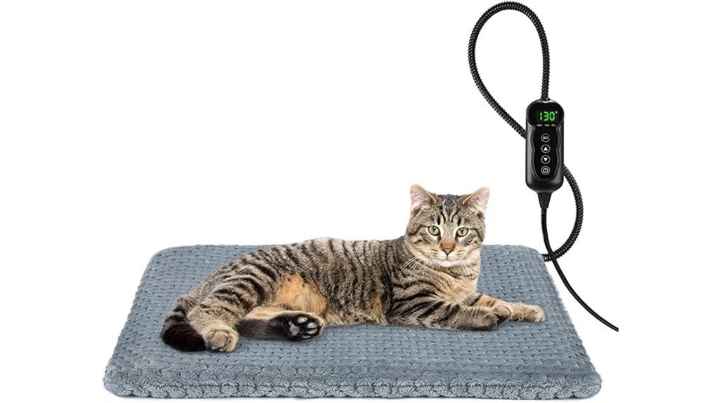 waterproof adjustable heated pet bed