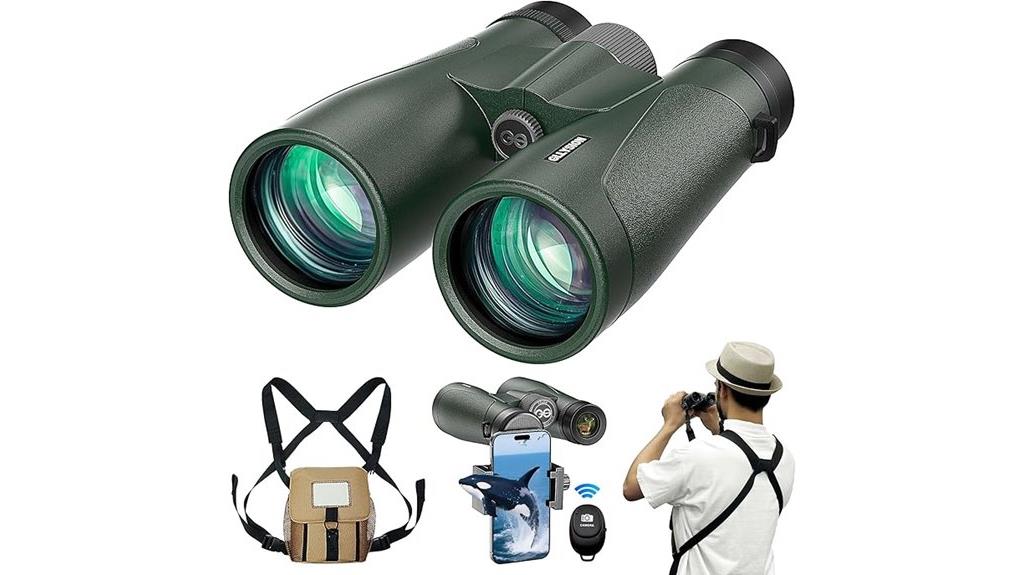 waterproof binoculars with phone adapter