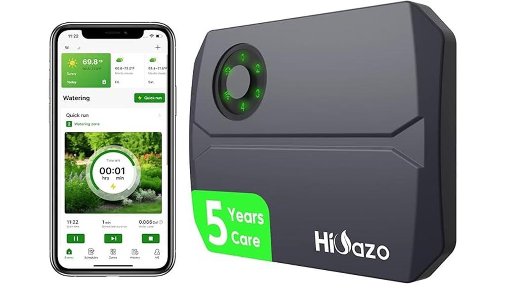 wifi 4 zone water saver