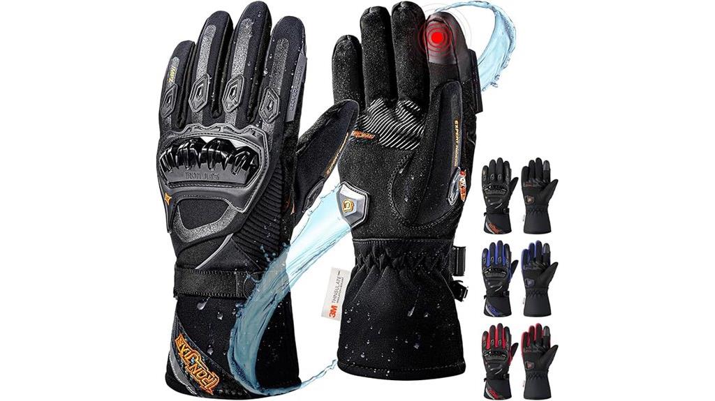 winter waterproof motorcycle gloves