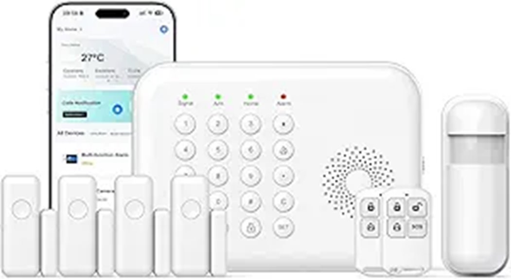 wireless security system kit