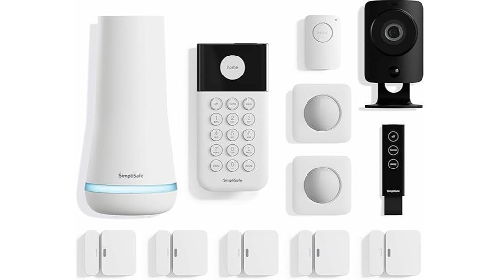 wireless security system with camera