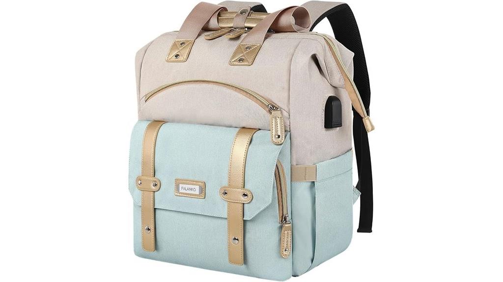women s laptop backpack with usb