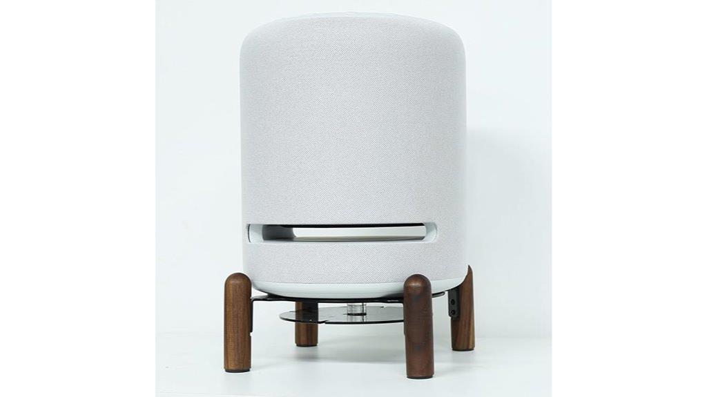 wooden speaker stand