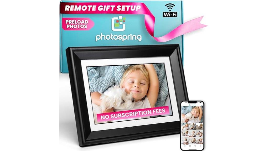 10 inch wifi picture frame