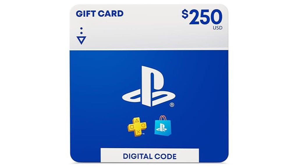 250 playstation gift card