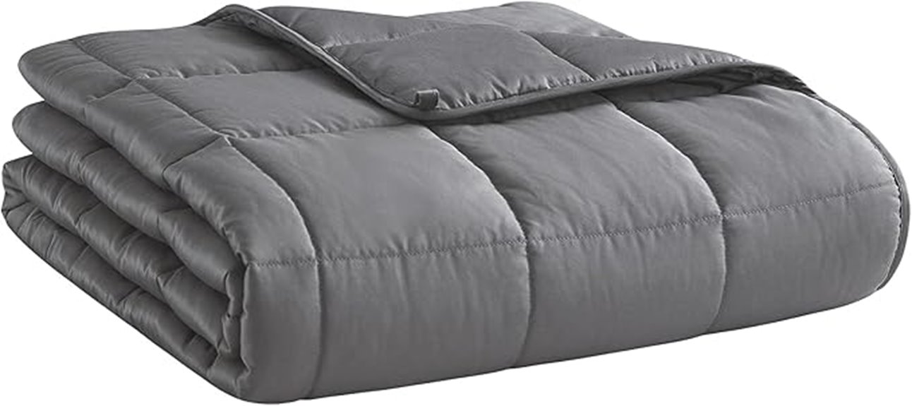 adult grey weighted blanket
