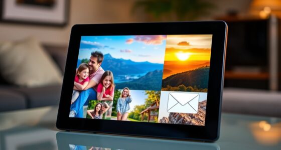 digital frames with email sharing