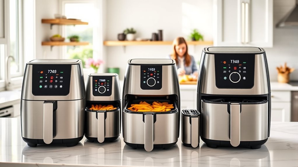 large family air fryer options