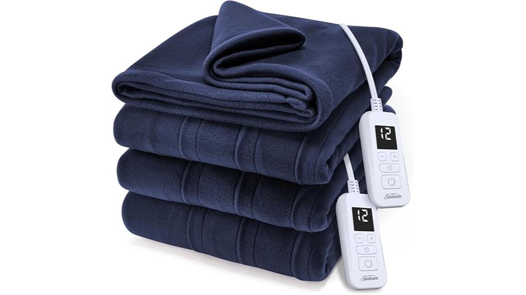 luxury king size heated blanket