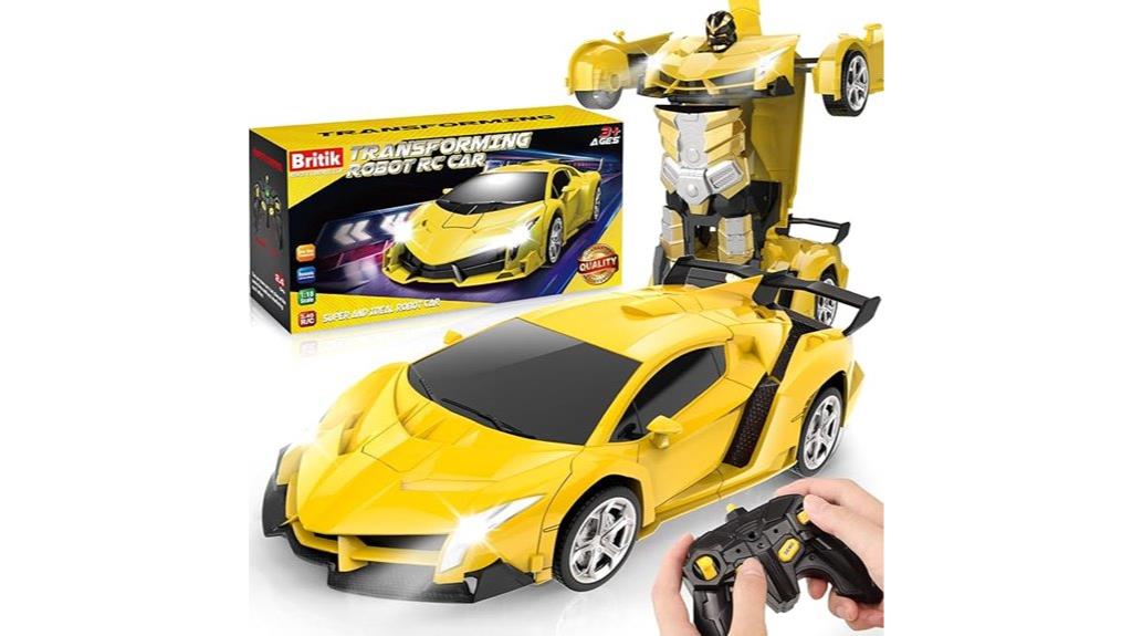 remote car toy transformation