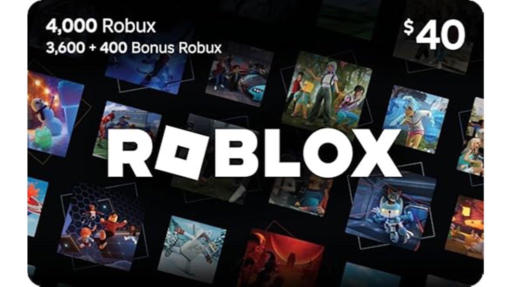 robux gift card fourthousand