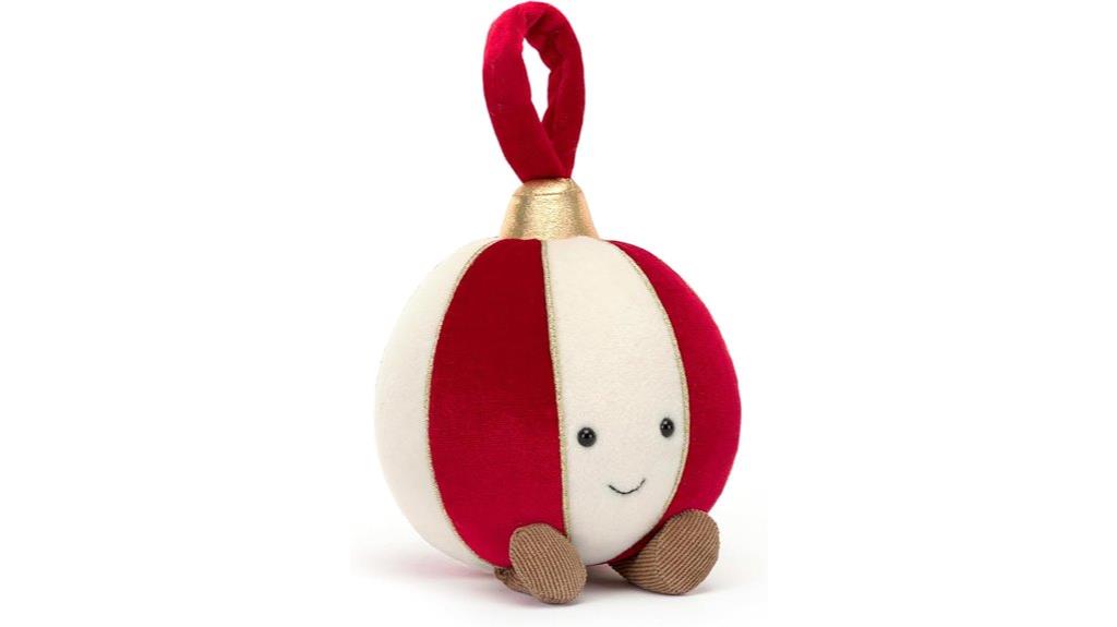 soft christmas bauble plush