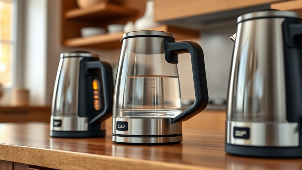 top electric kettles with temp