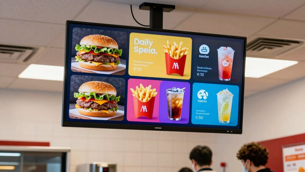 effective digital menu content