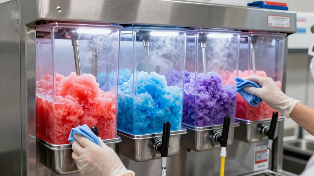 frozen drink sanitation procedures