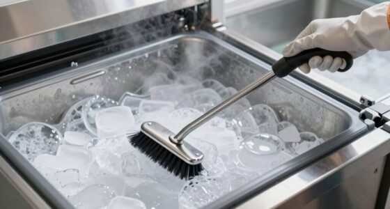 ice bin cleaning routine