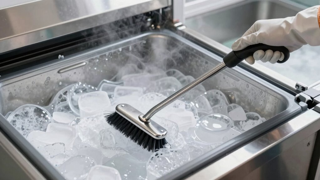 ice bin cleaning routine