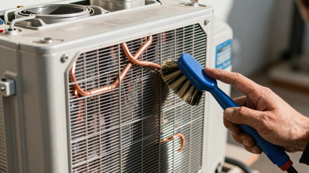 keep condenser coil clean