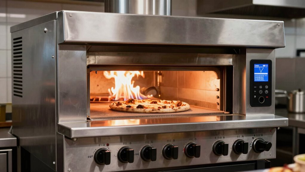 key commercial pizza oven features