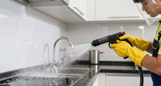kitchen pressure washing safety