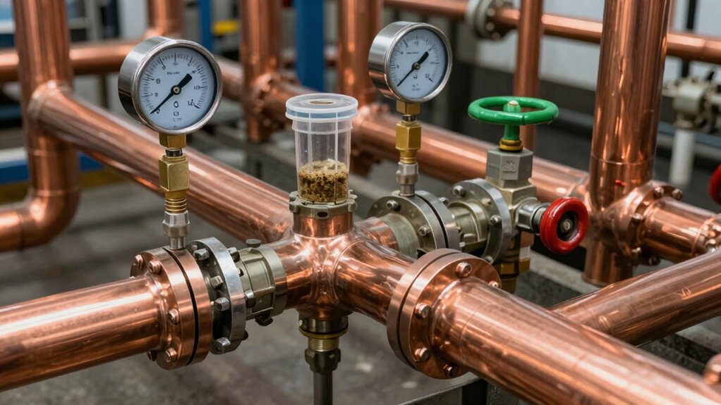 proper water line setup