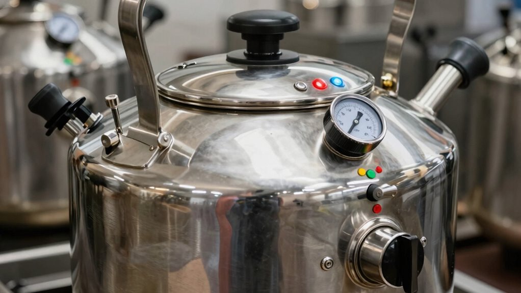 steam kettle safety controls