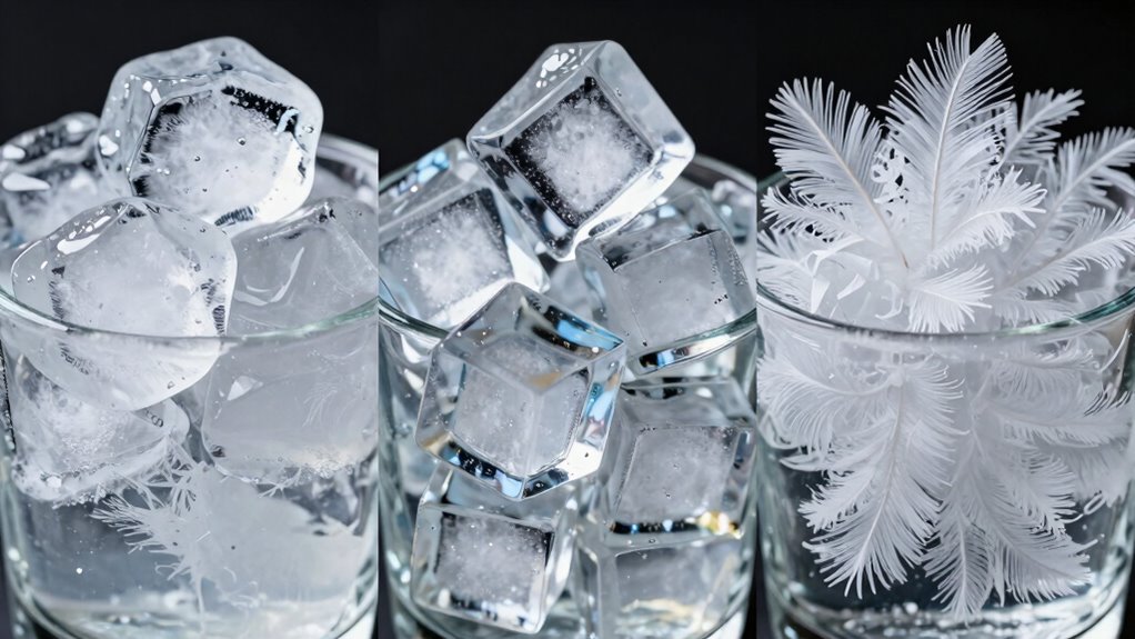 types of ice shapes