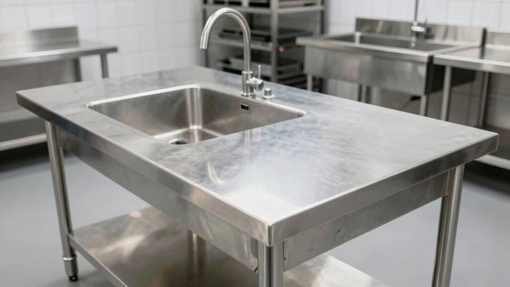 choosing durable commercial dish tables