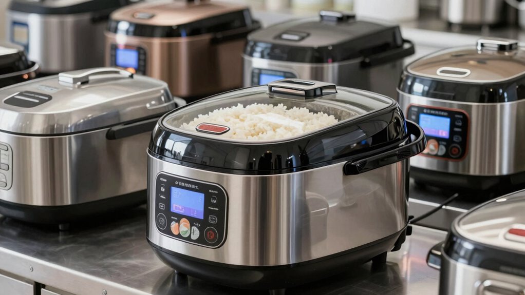 commercial rice cooker features