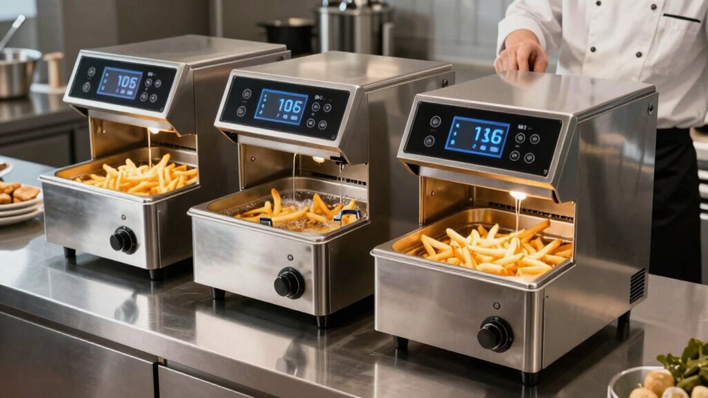 fryer capacity safety features