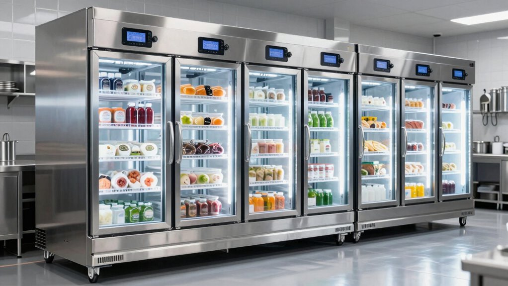 key commercial freezer features