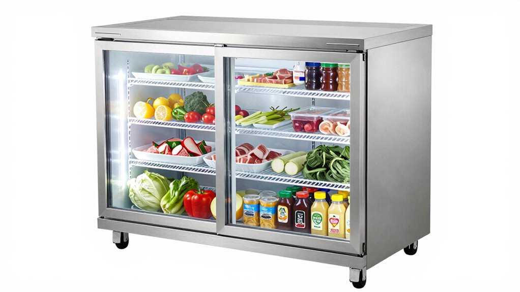 key commercial refrigerator features