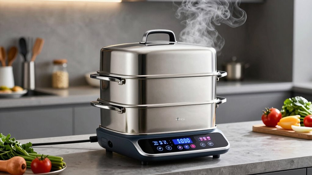 key commercial steamer features