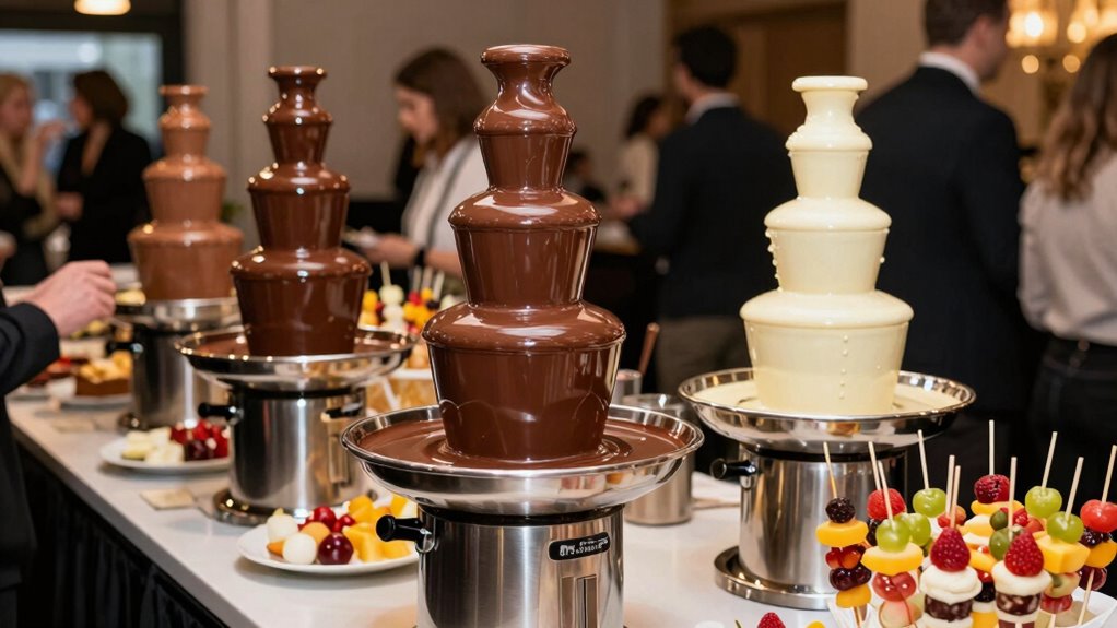 top commercial chocolate fountains