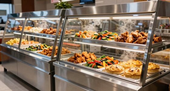 top commercial food display cases