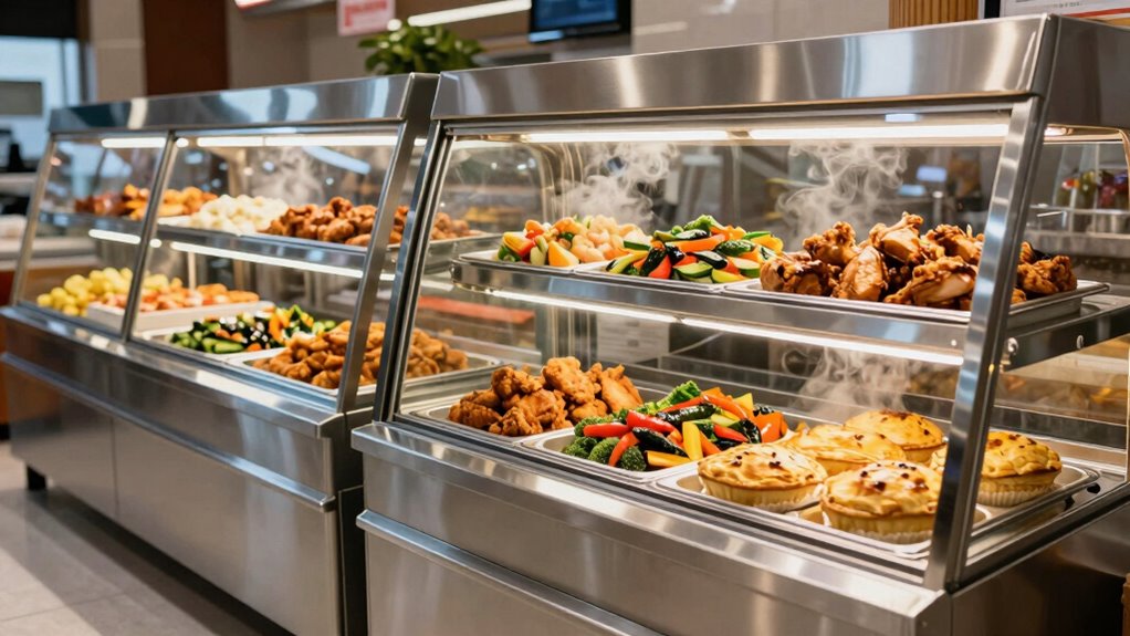 top commercial food display cases