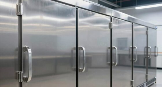 top commercial freezer doors