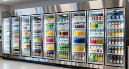 top commercial glass refrigerators