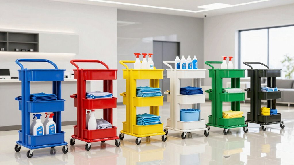 top commercial janitorial carts