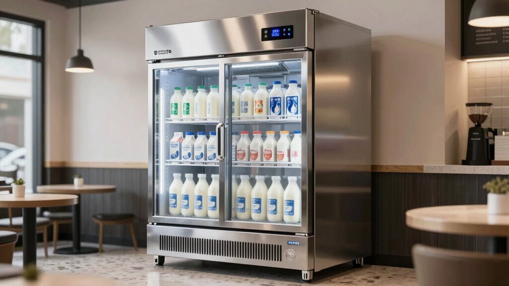 top commercial milk dispenser refrigerators