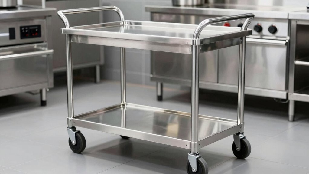 top commercial stainless steel carts