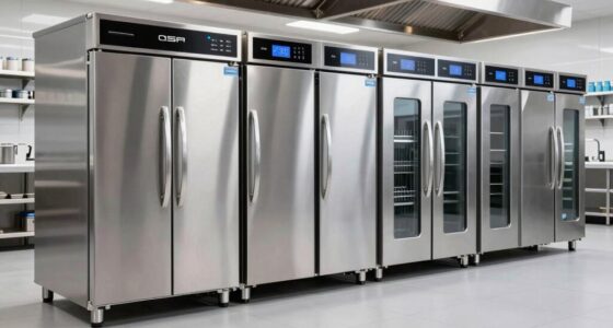top door type commercial dishwashers