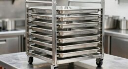 top half size sheet pan racks